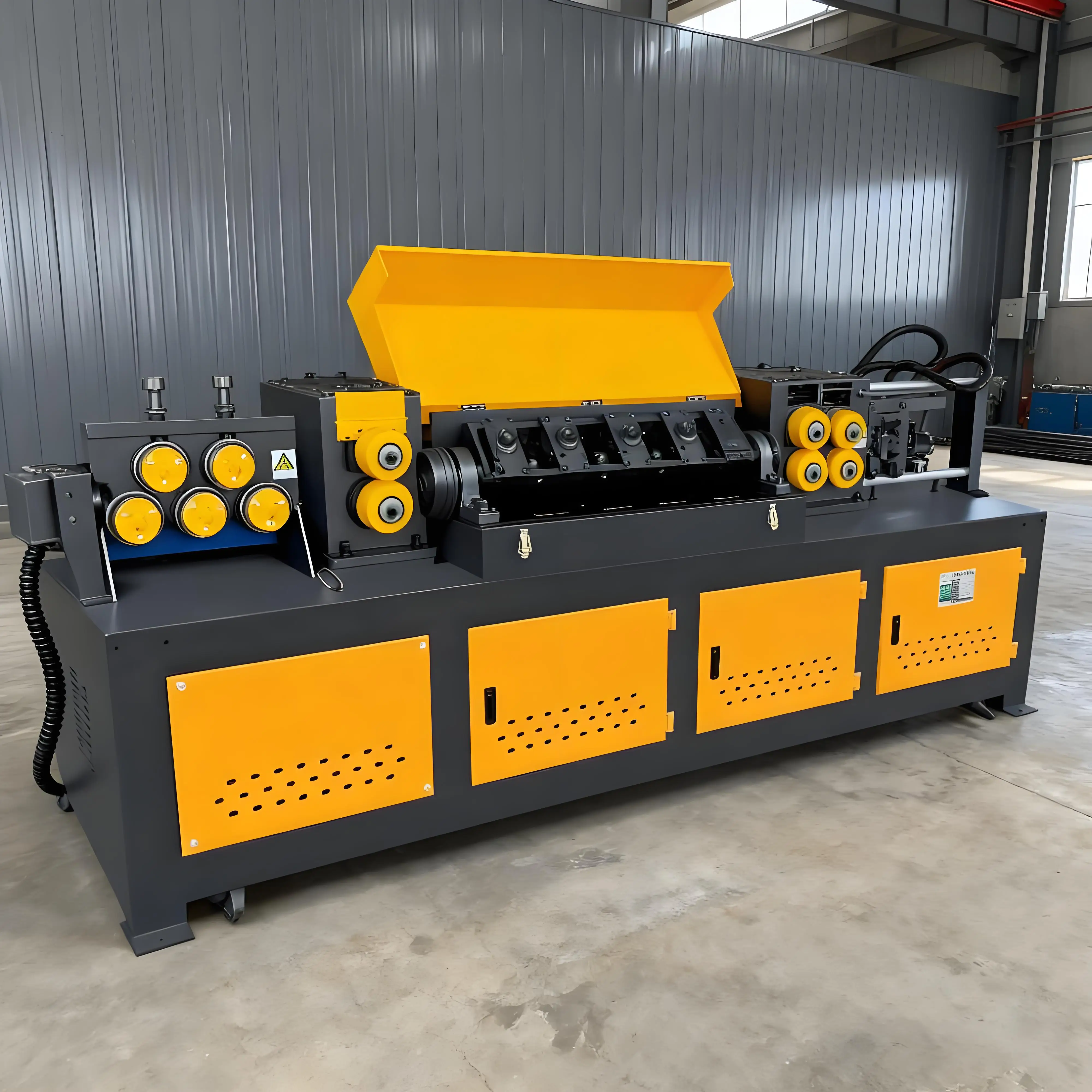 

High Speed Rebar Straightening Cutting Machine 6-10MM Electric Round Bar Straightener Cutter Machine
