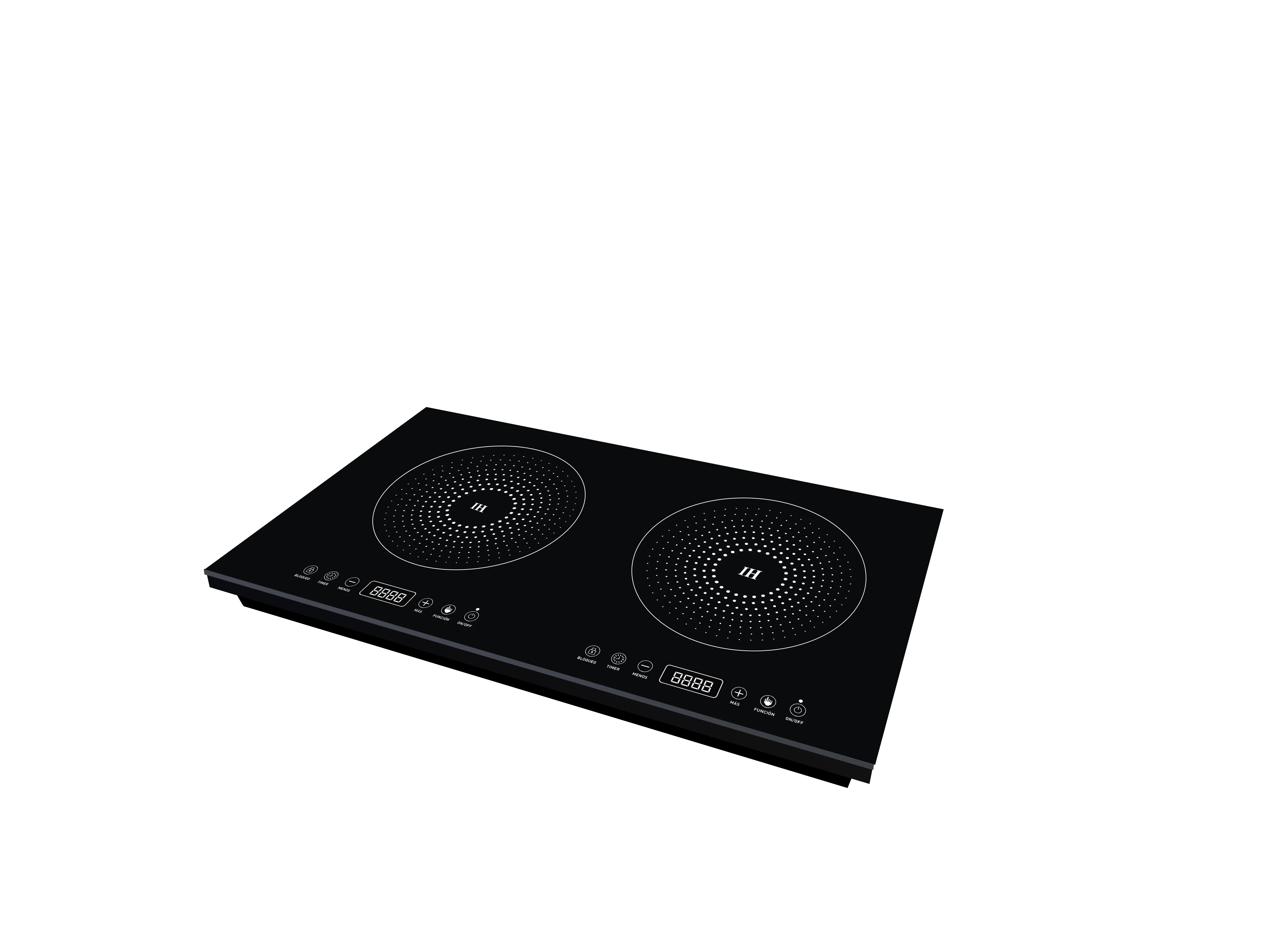 OEM Support Dual Hobs Induction Cooker Double Heads Induction Cooktop Built in Electric Stove Cooker with Good Tech