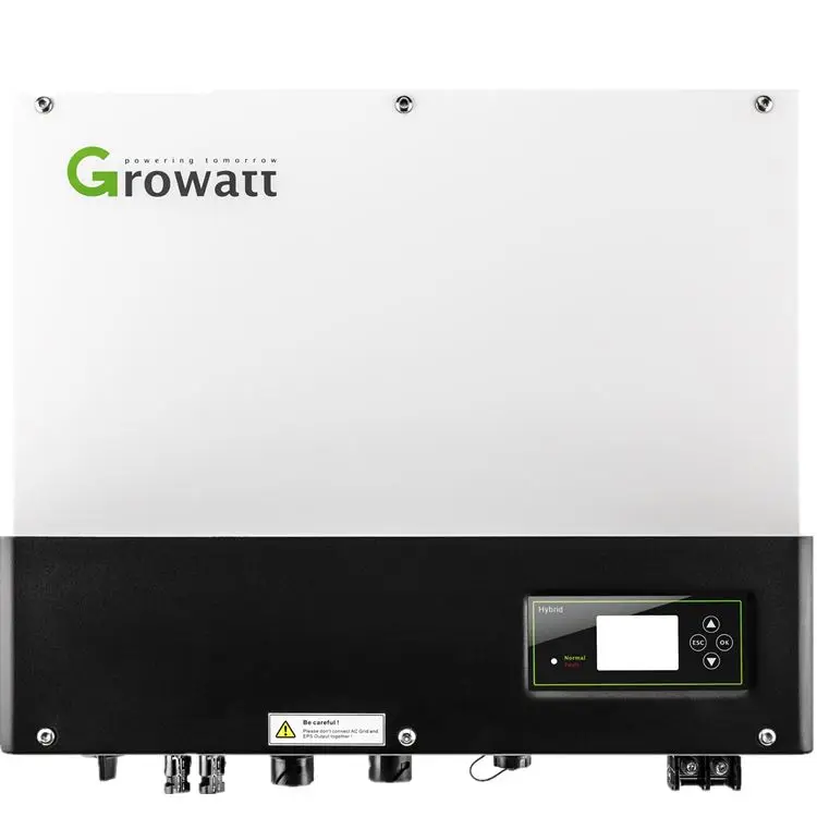 Growatt-Onduleur Hybride Solaire Triphasé, On/Off Grid, 5KW, 6KW, 8KW, 10KW