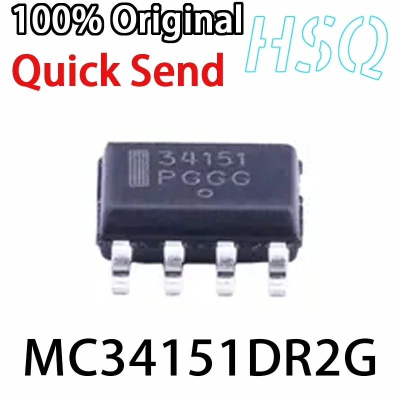 5PCS MC34151 MC34151DR2G 34151 SMD SOP8 Bridge Driver External Switch Chip