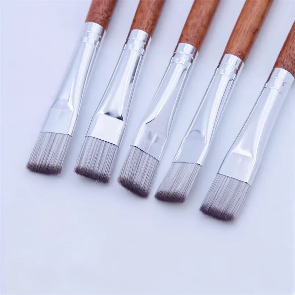 Watch Repair Tool Cleaning Wooden Handle Brush Movement Oil Cleaning Brush for Circuit Board Maintenance Dedicated Dust Removal