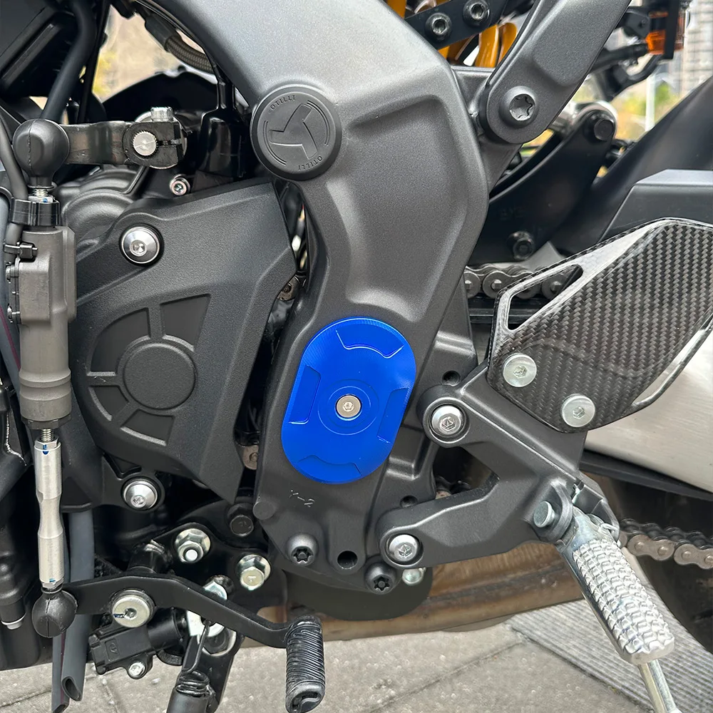 Motorcycle Frame Hole Cover Caps Plug Decorative Frame Cap Set Fit For YAMAHA MT-09 MT09 SP Tracer9 Tracer 9 GT XSR900 XSR 900