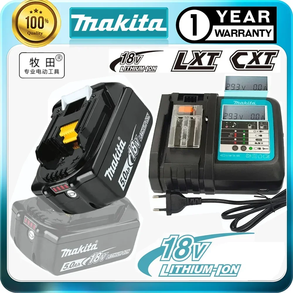 

Makita 18v 6Ah Battery for Makita 18V Tools BL1830B BL1850B BL1850 BL1840 BL1860 BL1815 Replacement Lithium Battery