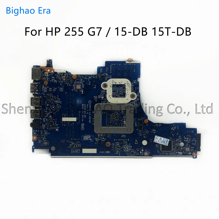 EPV51 LA-G078P Per HP 15-DB 15T-DB 255 G7 Scheda Madre Del Computer Portatile Con E2 A4 A9 CPU DDR4 L20479-001 L20478-001 L31720-601 L20477-001