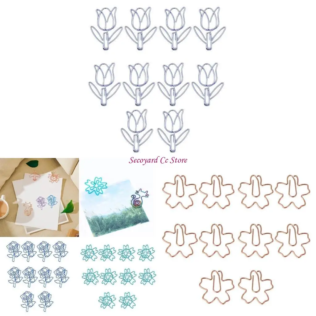 

N3UC Декоративный бумажный файл зажимы металлический зажим для бумаги маленький книжный маркер зажим для офиса