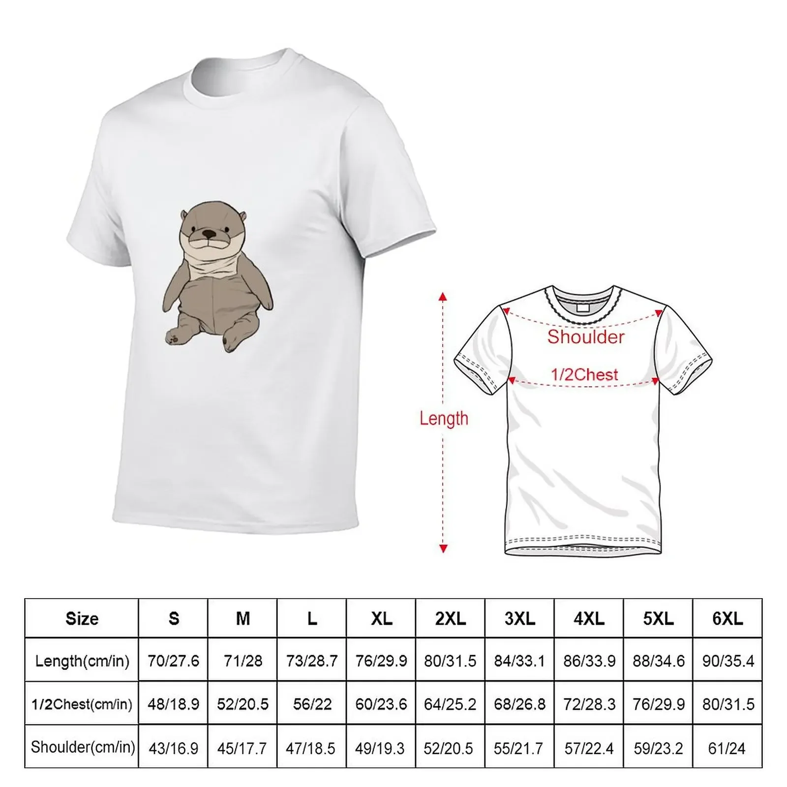 gray shinada global otter T-Shirt summer top plain men workout shirt