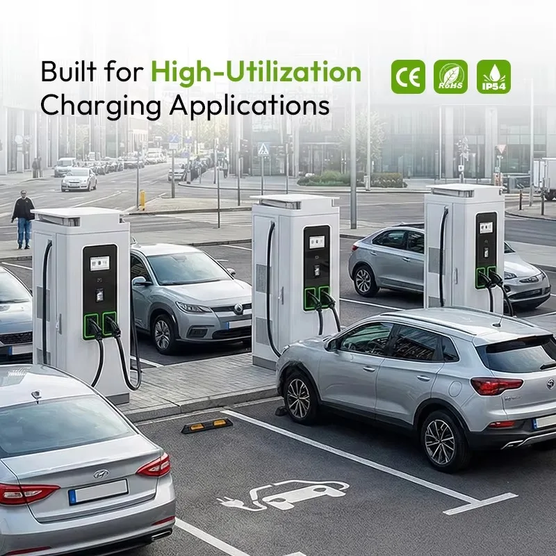 Customized New 160kW Commercial OCPP 1.6 EV DC Fast Charger CCS2 GBT IP54 Floor Mounted Electric Car Charging Station