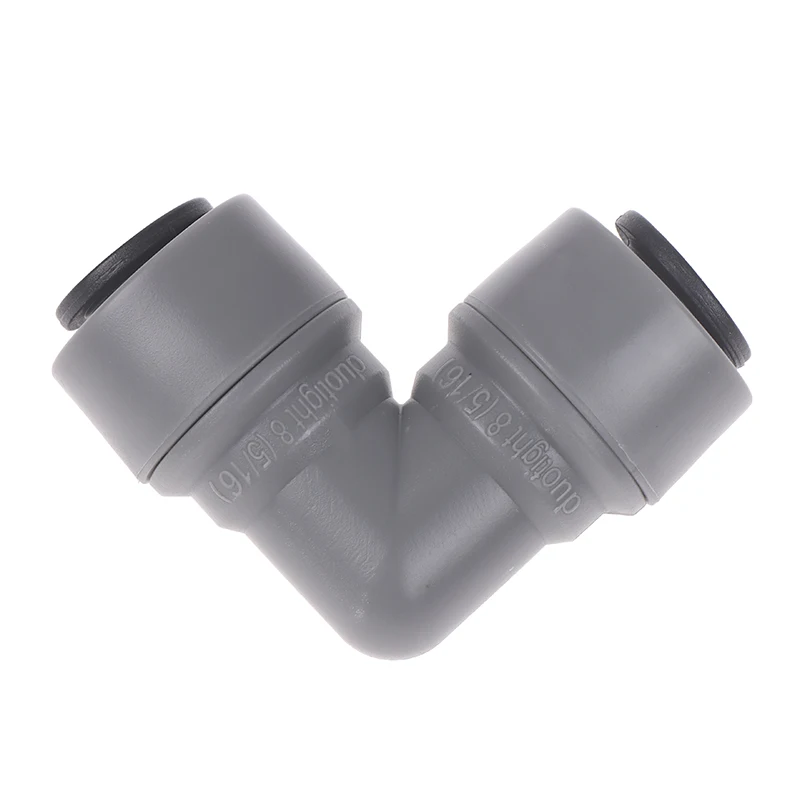 สําหรับ KegLand พลาสติก Quick ท่อเชื่อมต่อท่อ Push-to-Connect Union 8/6.35 มม.x 8 มม.screwlock ข้อศอก Push In Joint