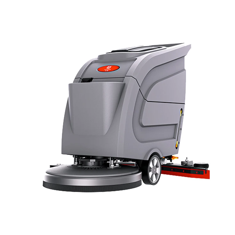 XP530E Manual Single Disc Hand Push Compact Robotic Floor Scrubber Commercial Warehouse Cleaner