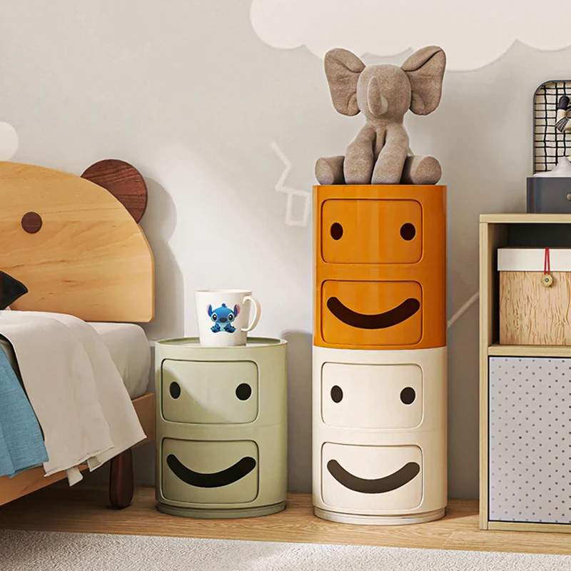 

Cute Korean Bedside Table Space Saving Nordic Storage Organizer Nightstand Simple Cheap Bedroom Mesa De Cabeceira Home Furniture