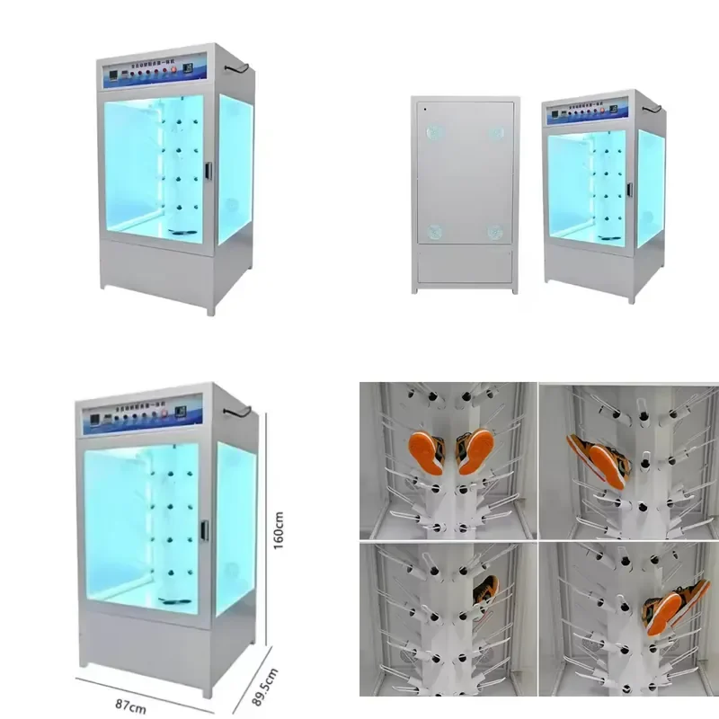 for 5 Head Brush Shoe Washing Machine with 25 Pairs Dryer Cleaning Disinfection and Drying Function