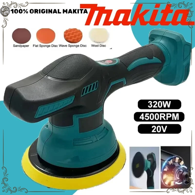 

Беспроводная полировальная машина Makita 18В для авто с цифровым дисплеем, для воскования и полировки автомобилей