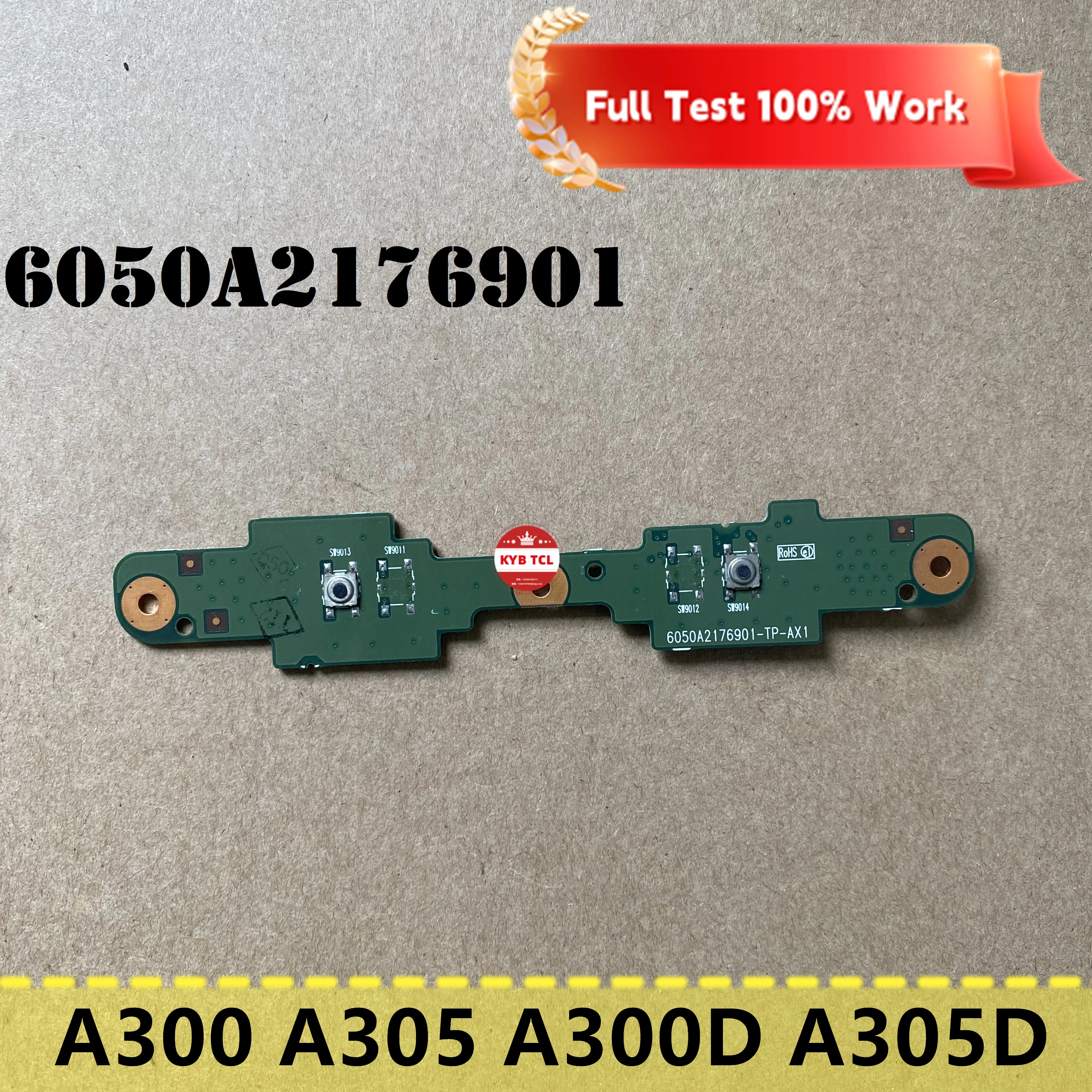 For Toshiba Satellite A300 A305 A300D A305D Laptop Touchpad Buttons Board Or FM Tuner Board w/ Cable 6050A2176901 6050A2177101