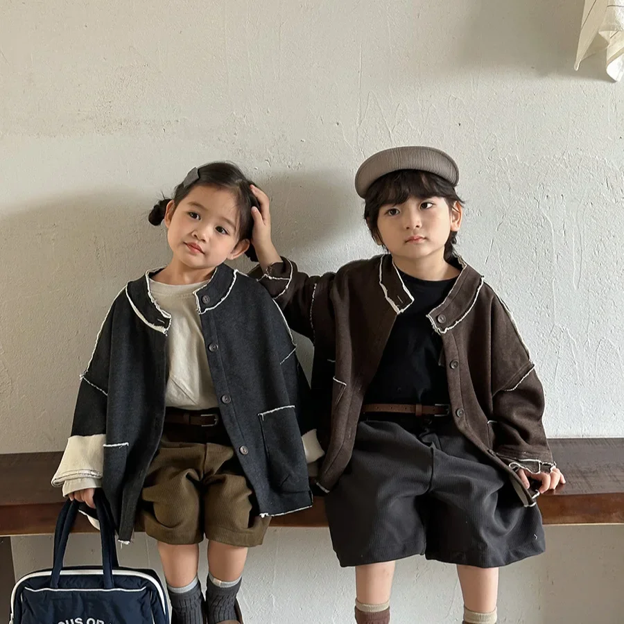 

2025 New Arrival‌ Unisex Kids Jacket for Boys & Girls Autumn Casual Coat Fashion children's Outerwear