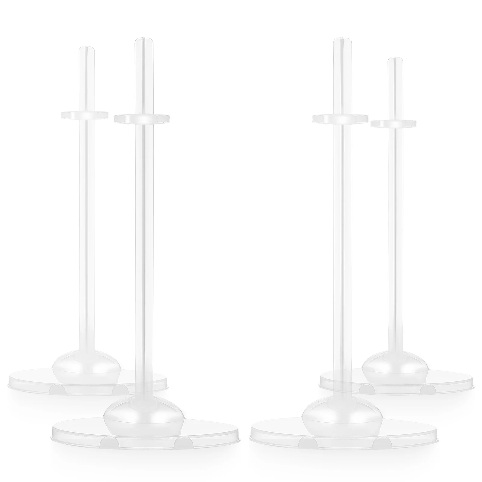 

4 pcs Support Holders Transparent Action Figure Racks Display Rack For Storage Bracket Organizer