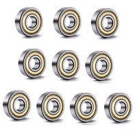 High quality 10pcs ABEC-5 608ZZ Deep groove ball bearing 608 ball Bearing 608 2Z metal Sealed 608 608Z 608ZZ 8*22*7MM