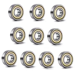 High quality 10pcs ABEC-5 608ZZ Deep groove ball bearing 608 ball Bearing 608 2Z metal Sealed 608 608Z 608ZZ 8*22*7MM