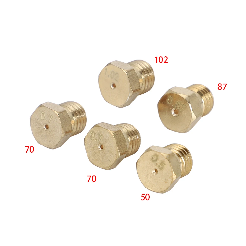 5 PCS For Propane G30 Butane G31 Burner Cooker Gas Hob LPG Conversion Kit Jets Nozzles Propane Cooking Stove Gas Injectors Set