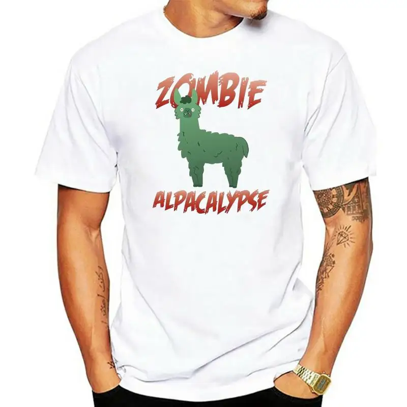 Kids Zombie Alpacalypse T Shirt - Halloween Party Costume Top Alpaca Apocalypse