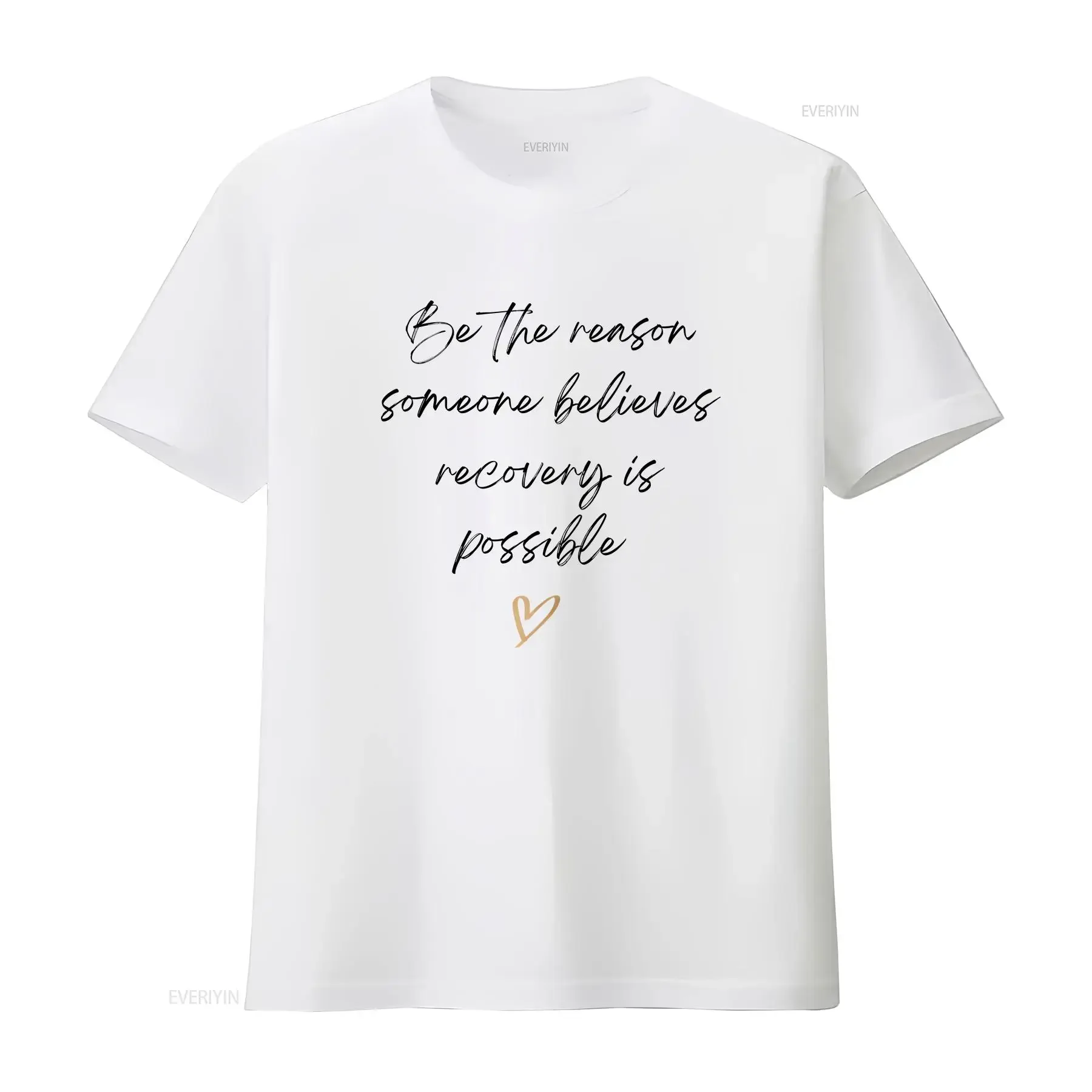 Be the reason shirt Recovery gift Inspirational Na Aa 12 Step Sobriety vintage Washed fashion streetwear Casual Stylish homme