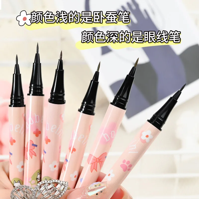 Liquid Lying Silkworm Pen Brightening Outline Eyelids Instant Dry Waterproof Non-smudging Shadow Pen Makeup Tools