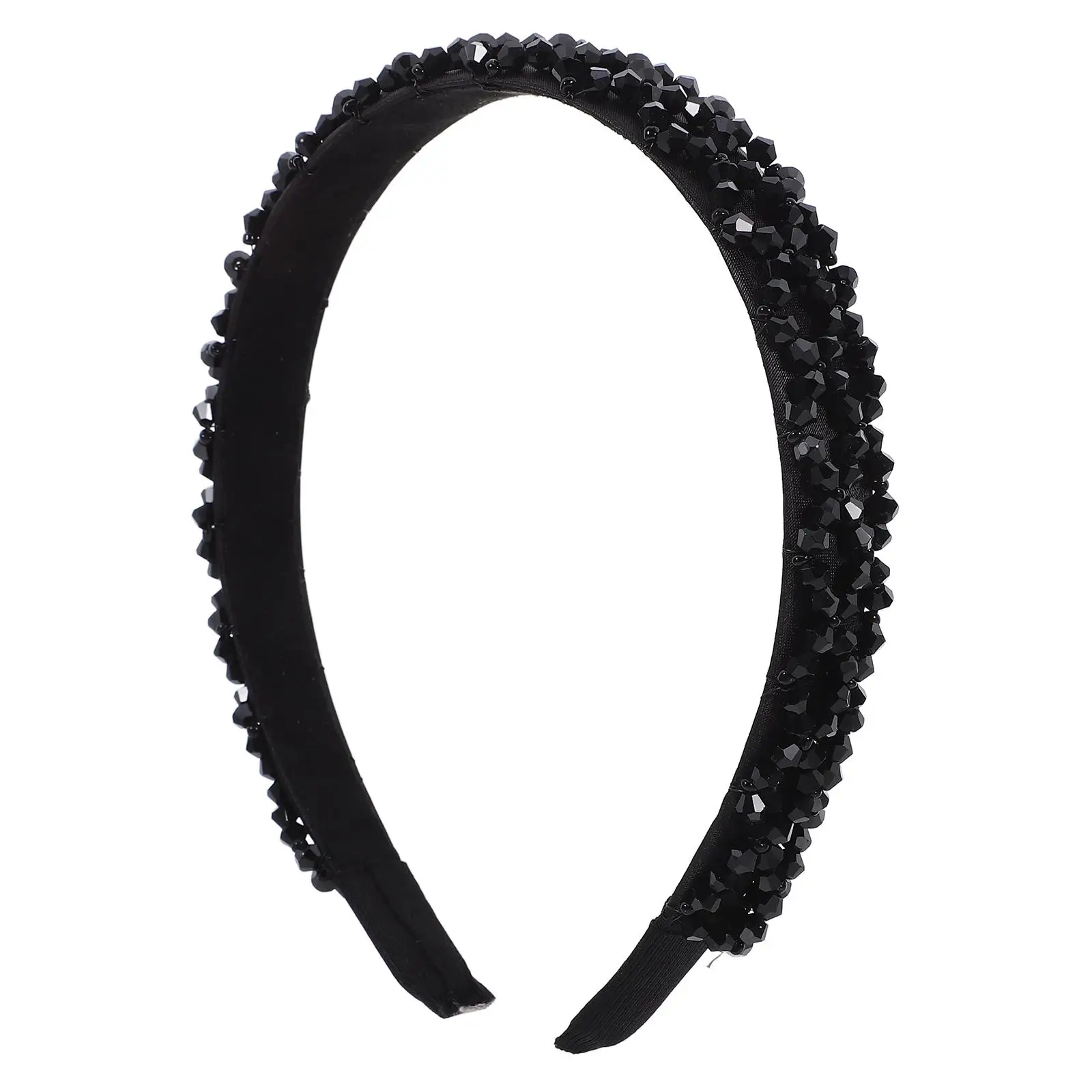 

Crystal Hair Hoop Elegant Beaded Headband for Girls Fashion Rhinestones Damen Sparkly Women Accessories Party Engagement Gifts
