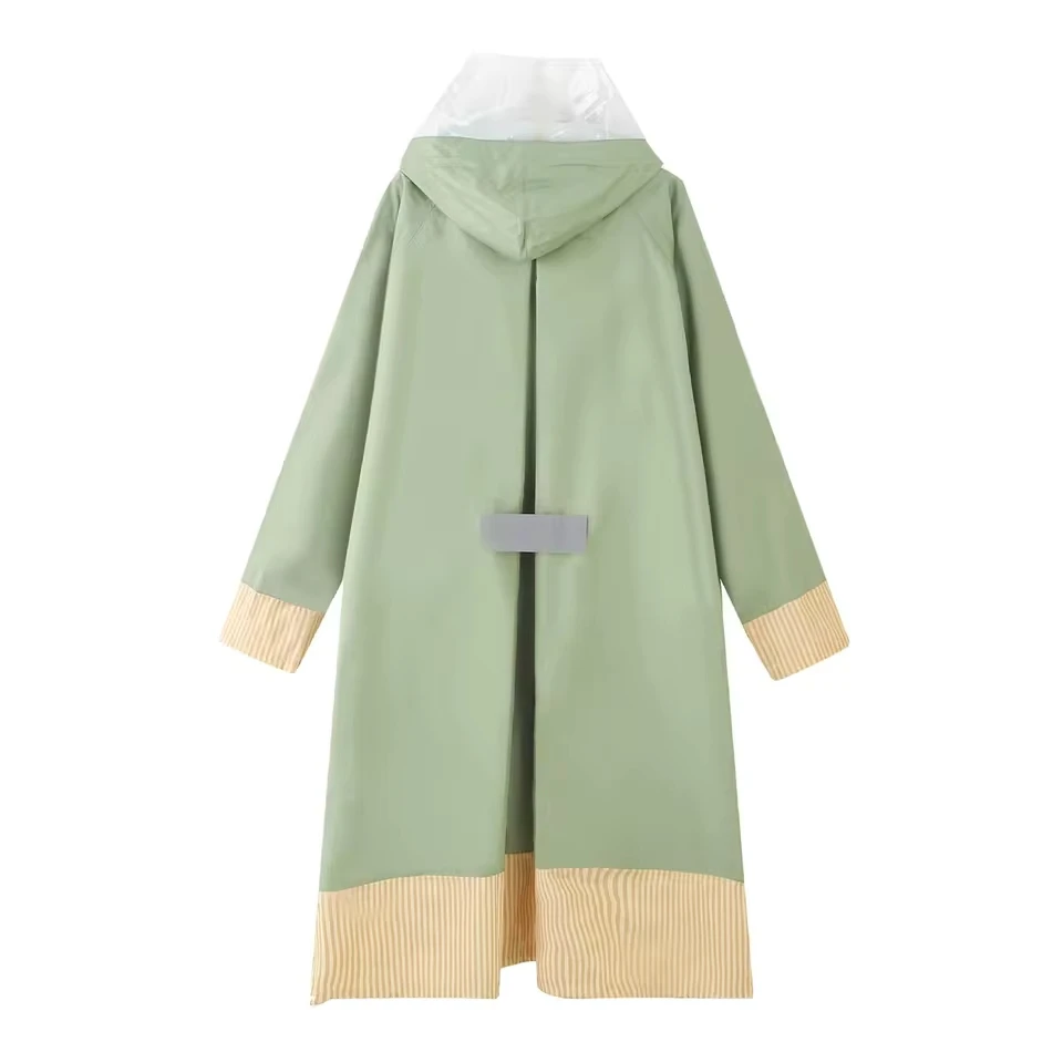

Japanese Adult Men And Women Raincoat Outdoor Travel Hiking Long Poncho Breathable Rain Proof Clothing Women'S