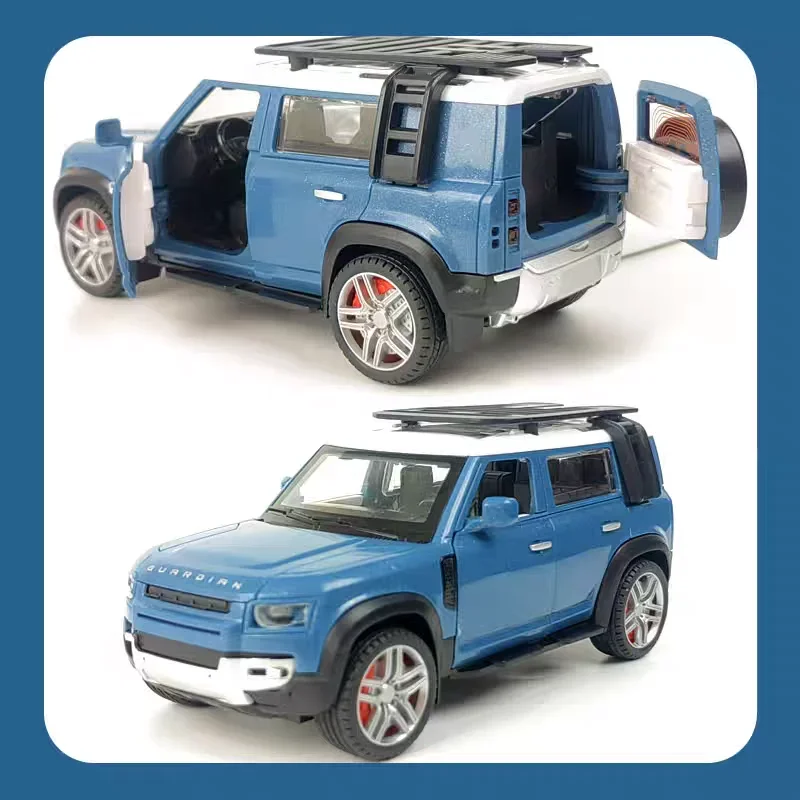 Nuevo modelo de coche deportivo de carreras SUV de simulación 1:32, vehículos de juguete y fundido a presión de plástico, decoración, colección de luz y sonido, juguetes para niños, regalo