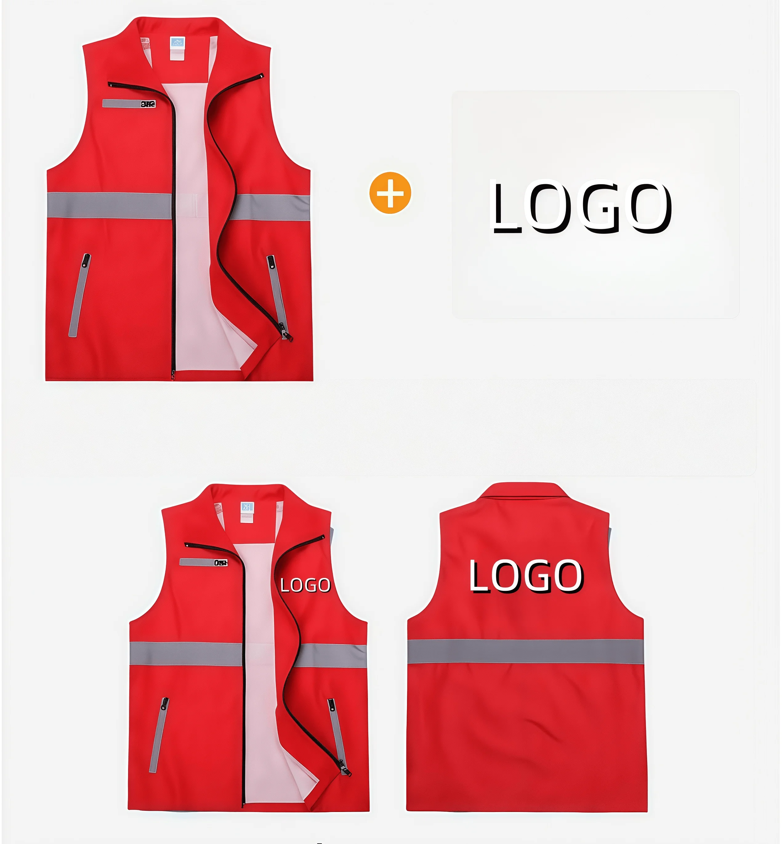 سترة طية صدر السترة خفيفة الوزن مكونة من 8 ألوان، مجموعة ملابس متطوعة، ملابس عمل مخصصة، مريحة ومتينة وقابلة للتنفس #2