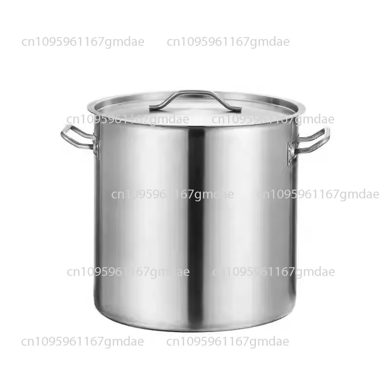 

Food grade stainless steel extra thick brine bucket oil drum saucepan soup pot commercial thickening material