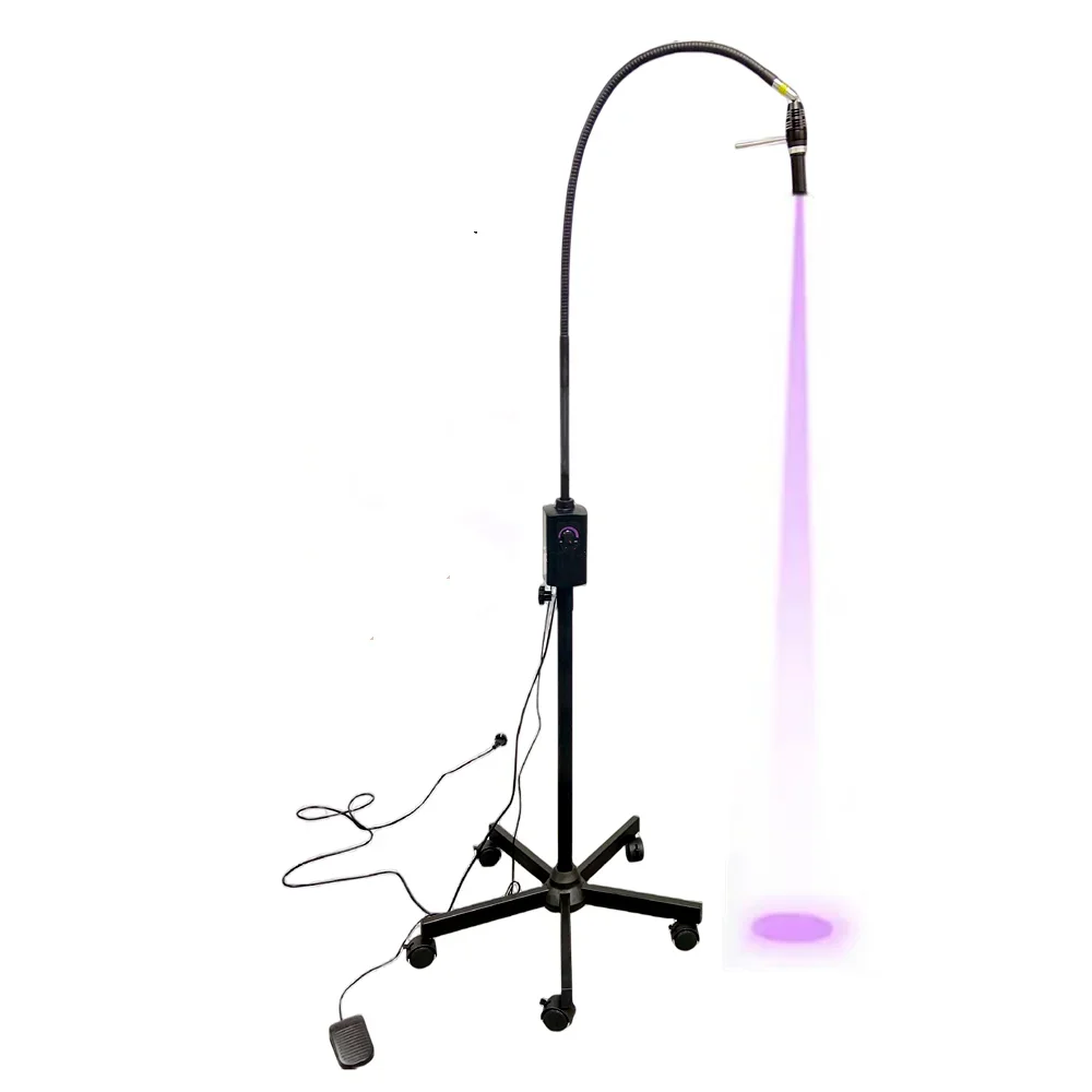 Private Label LED UV Lamp Kit Floor Foot Pedal Curing Technique for Lash Extensions Eyelash Beauty Salon Tool