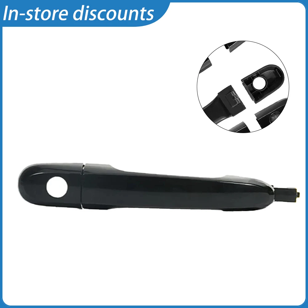 

Black Front Left Exterior Door Handle for 2005-2010 Kia Sportage, Quality Direct Replacement Automotive Part, OEM 82651-1F000