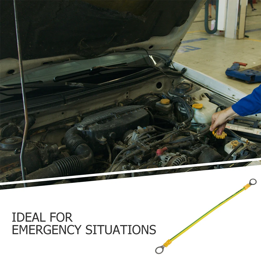 5 peças tiras de aterramento automotivo cabo de motor de cobre trançado para conexão de caminhão de carro conectores de fio de aterramento veículo