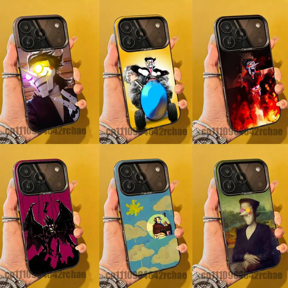 

For D-Deltarune Spamton Phone Case iPhone 15,17,12,14,13,16,11,E,Max,Plus,Air,Pro,Mini Matte Protect Cover