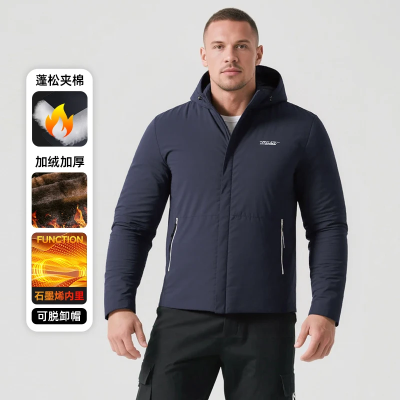 

Luxury Brands Winter Jackets Men Warm Hooded Parka Warm Hooded Coat Jacket Warm Hooded Thick Puffer Coat Outwear Business Hombre