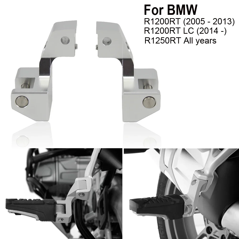

Новый мотоциклетный пассажирский Подножка для ног комплект для опускания ног для BMW R 1200 RT LC 2014-2021 R1200RT R 1250 RT