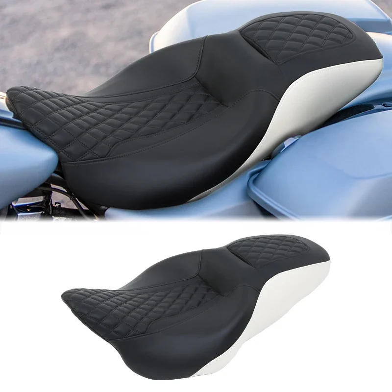 C.C. RIDER XF2906S03-05-BK Driver Rear Passenger Seat For Harley Touring Road Electra Glide 2009-2020