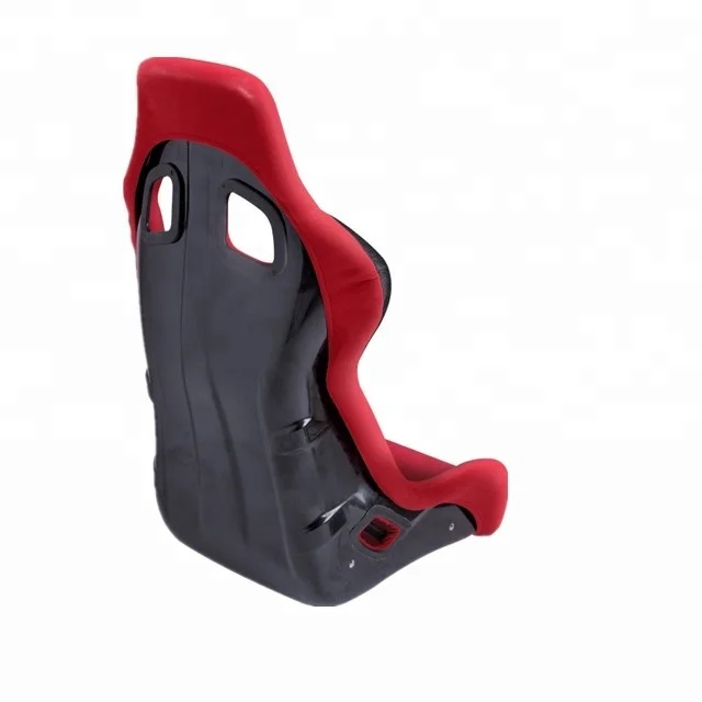 Fiber Glass Red Racing Seat Bucket Seat For Universal Automobile Use