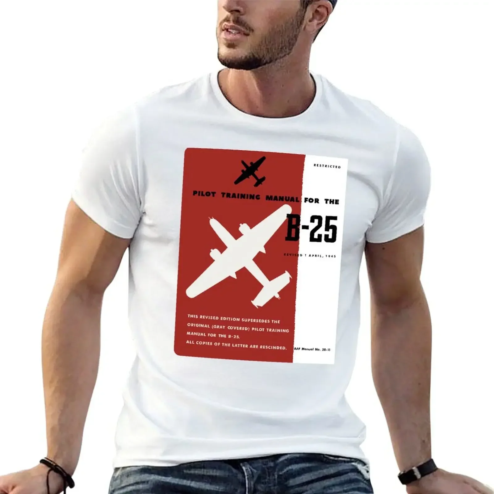 North American B-25 Mitchell (1945) T-Shirt vintage graphic tee vintage t shirts anime clothes plain t shirts men