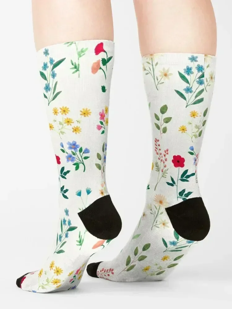 Spring Botanicals Socks football christmas stocking Men's snow Male Socks Women's