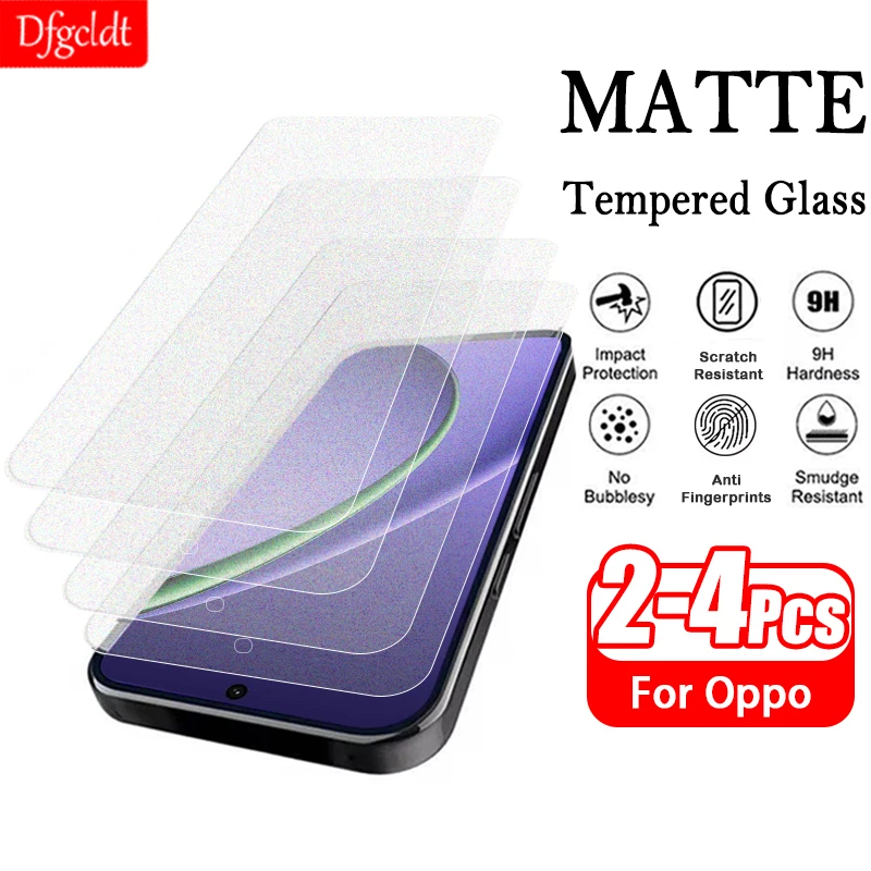

2-4 шт. матовое закаленное стекло с антибликовым покрытием для Oppo K13 Turbo Pro K12 Plus K13X K12X K11X K10X K11 K10 Pro, защитная пленка для экрана