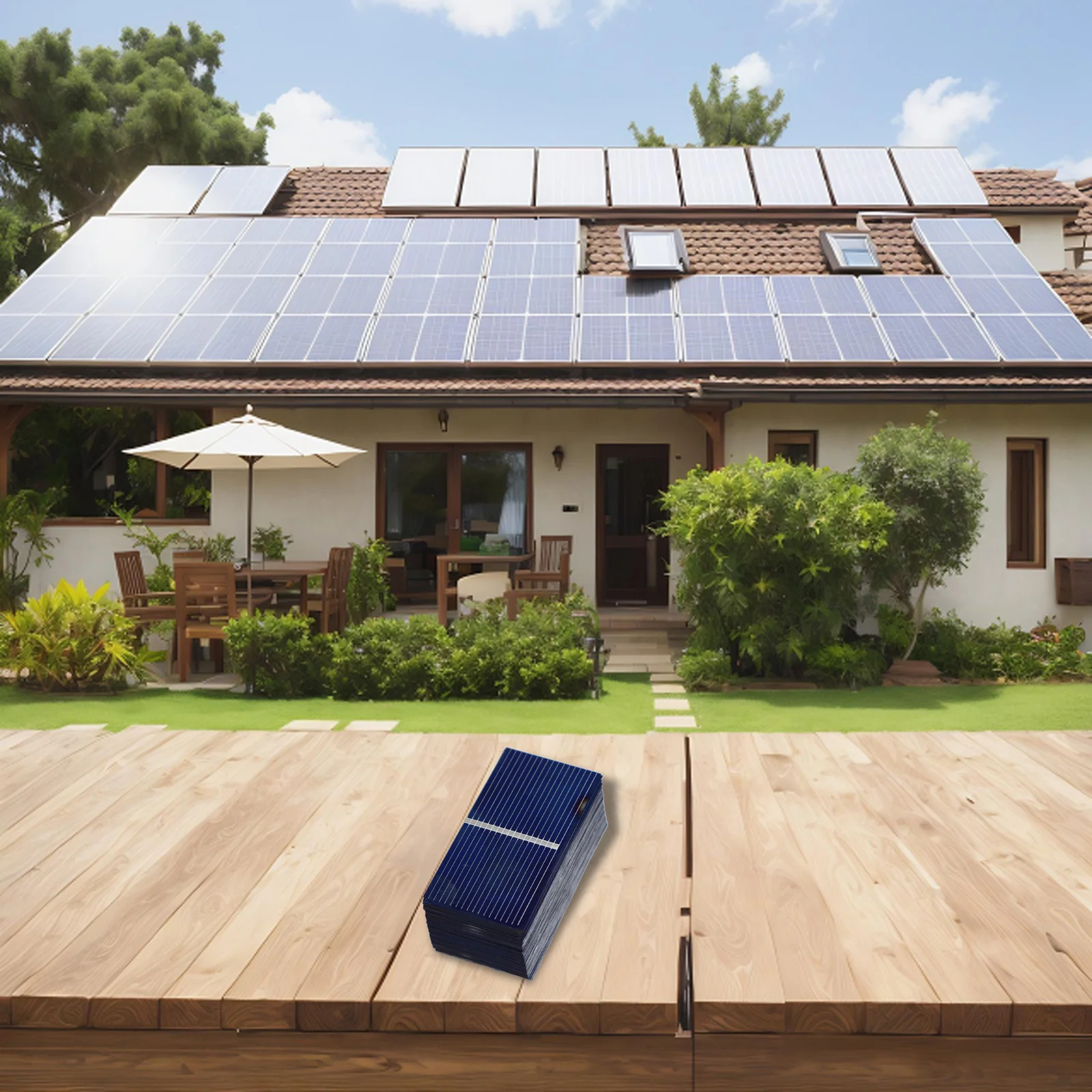 

High Conversion Efficiency Polycrystalline Silicon Temperature Resistant Thin And Light Design High Efficiency
