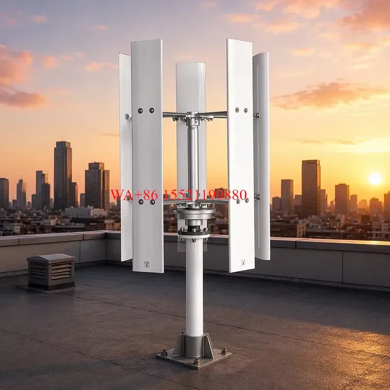 WMWMNU for Vertical Wind Turbine Small Hybrid Solar Power Generation System for Household 220v 10Kw