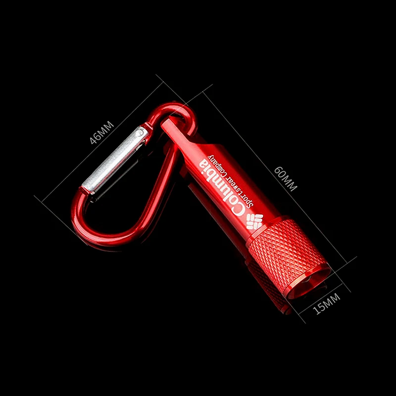 مصباح يدوي صغير بحلقة تسلق، ضوء LED قوي لركوب الدراجات الليلية والاستخدام اليومي، شعلة سلسلة المفاتيح المحمولة #5