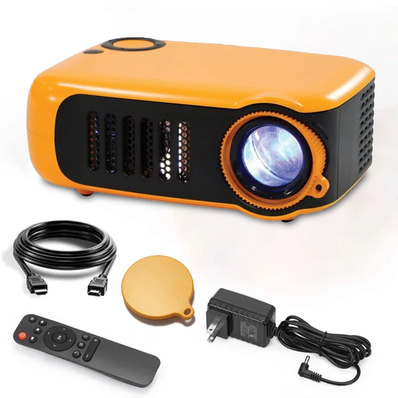 NEW Hot Sale a2000 Mini LED Pocket DVD Projector Smart Portable Beam Home Projector for Kids 1000Lumens with USB Top Seller