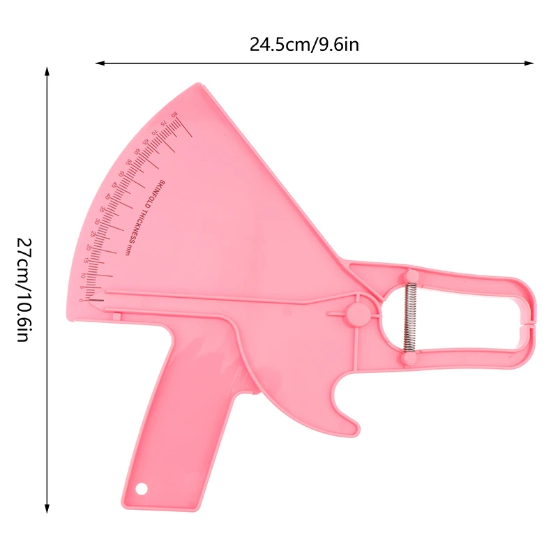 0-80 مللي متر الجسم الدهون قياس تستر محلل الزهم الفرجار المشبك على شكل حاكم Skinfold اختبار أداة أشرطة القياس