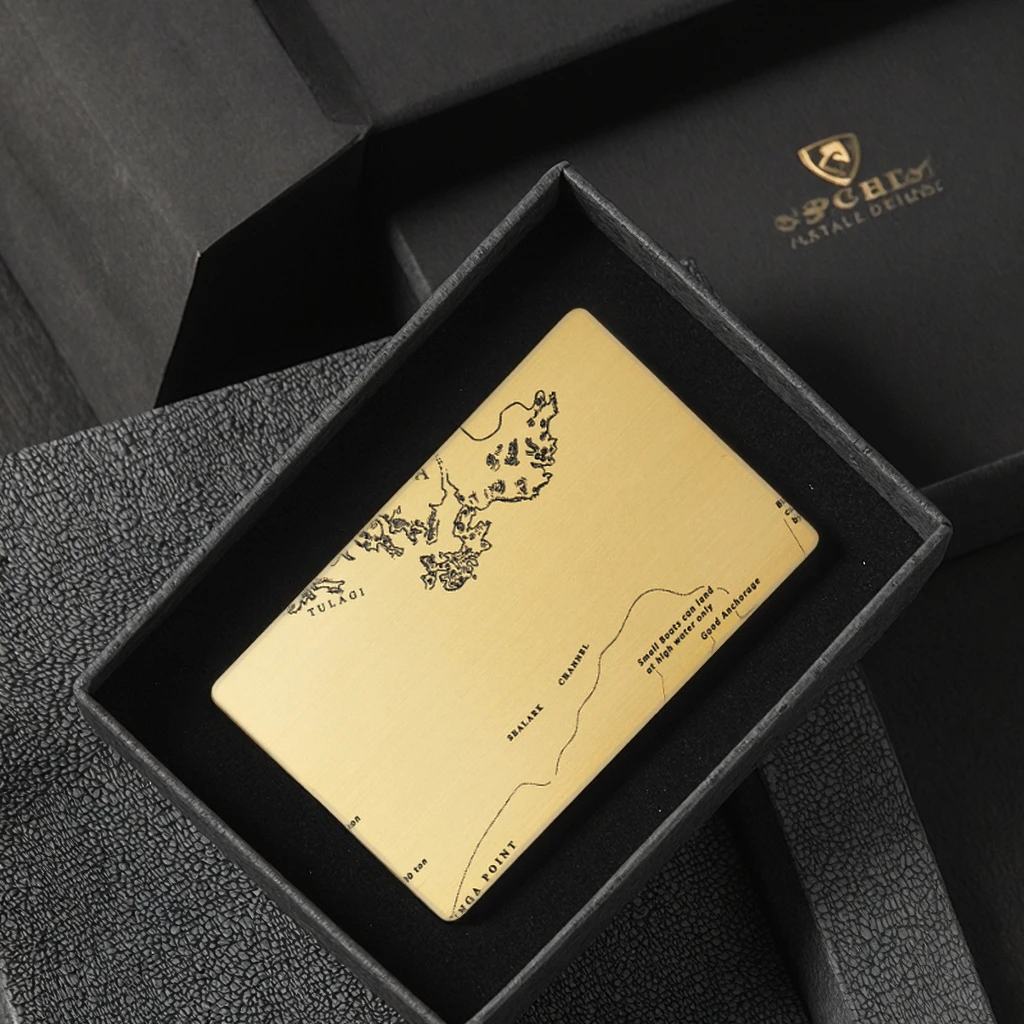 Customized query 2025 High End Premium Quality Souvenir Advertising Use Gold Metal VIP Business Card with Tailored Crafting Proc