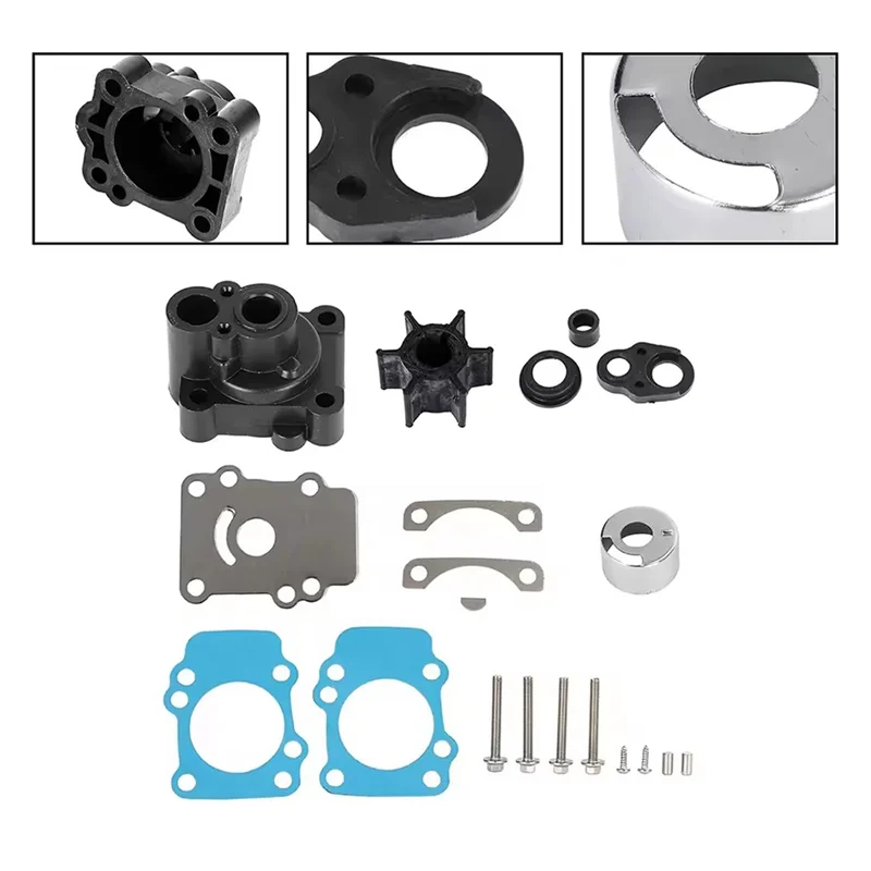 

X39A-Boat Motor 682-W0078-00 682-W0078-01 682-W0078-A1 18-3148 Water Pump Repair Kit With Housing For Yamaha 9.9HP 15HP