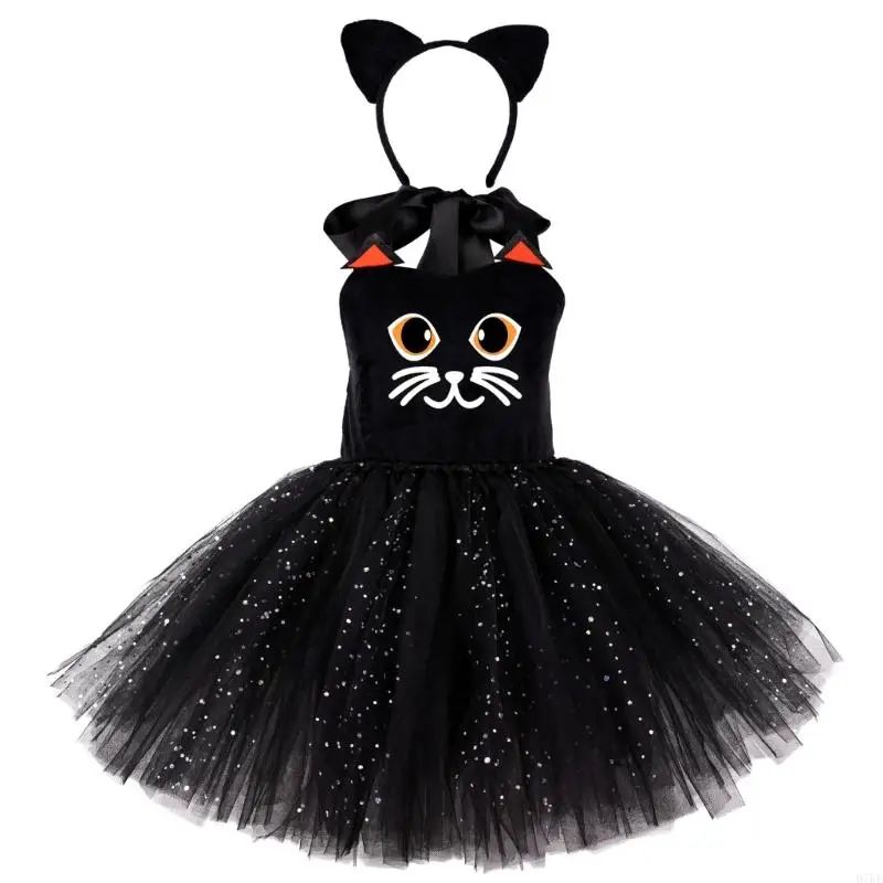 Katzen Kostümzubehör Katzen Ohren Stirnbänder, Tutus Dress Accessoires Halloween Dressing Kostüme Kinder Kleinkinder H7EF