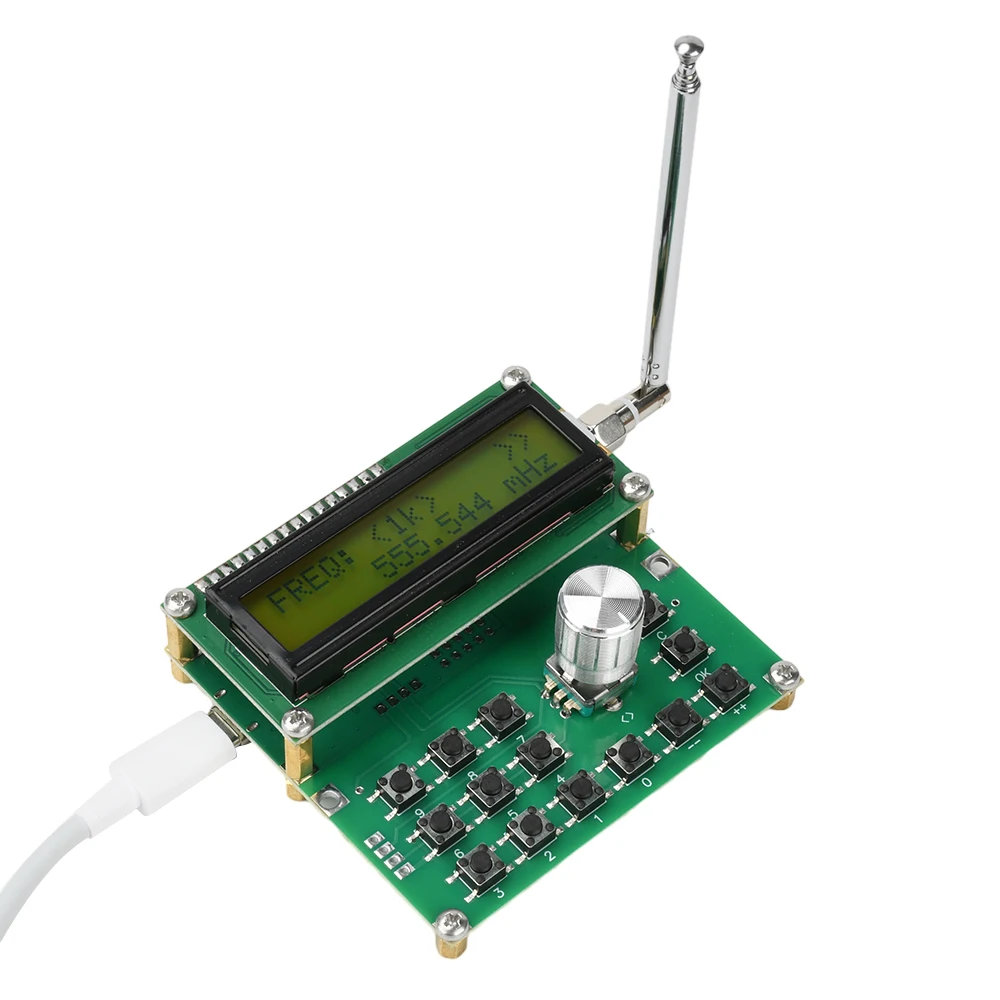 DC 4.5V-5.5V 35MHz-4400MHz RF Signal Generator Adf4351 ariable-Frequency Oscillator Signal Generator Signal Source Module
